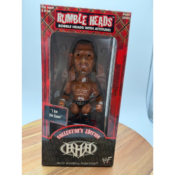 Wwf Other - WWF Triple H Rumble Heads Bobble Head Series 1 WWF Collector Edition 2001